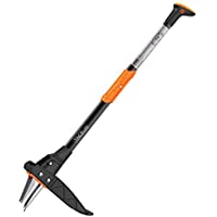 Eliminador de malas hierbas Tacklife- 100 cm de longitud- innovador muelle automático- tres levas- garras y pedales…